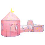 Parque-de-juegos-infantil-PinkDream-2-tiendas---tunel-multicolor-128x120x301-cm
