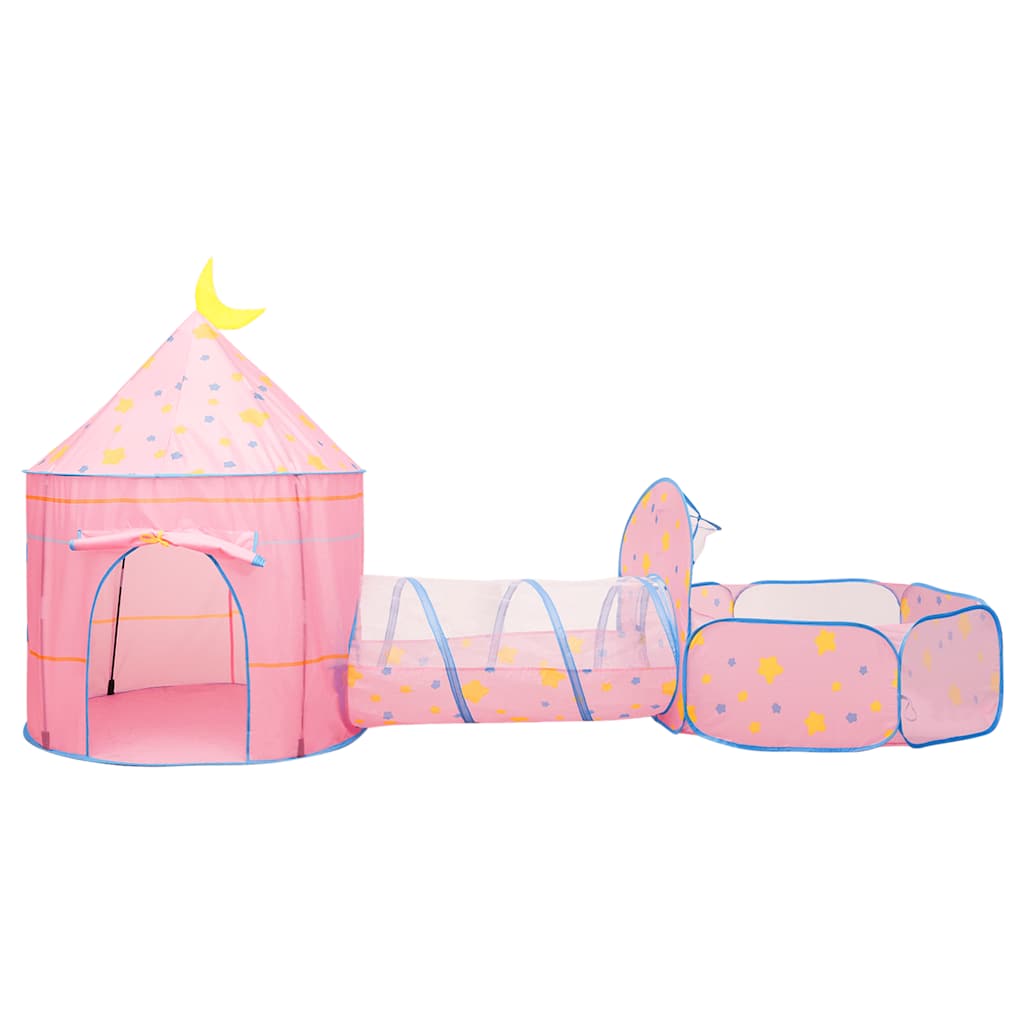 Parque-de-juegos-infantil-PinkDream-2-tiendas---tunel-multicolor-128x120x301-cm