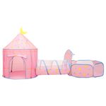 Parque-de-juegos-infantil-PinkDream-2-tiendas---tunel-multicolor-128x120x301-cm