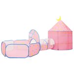 Parque-de-juegos-infantil-PinkDream-2-tiendas---tunel-multicolor-128x120x301-cm