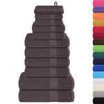 Set-de-12-toallas-Ariel-360-gramos-algodon-antracita