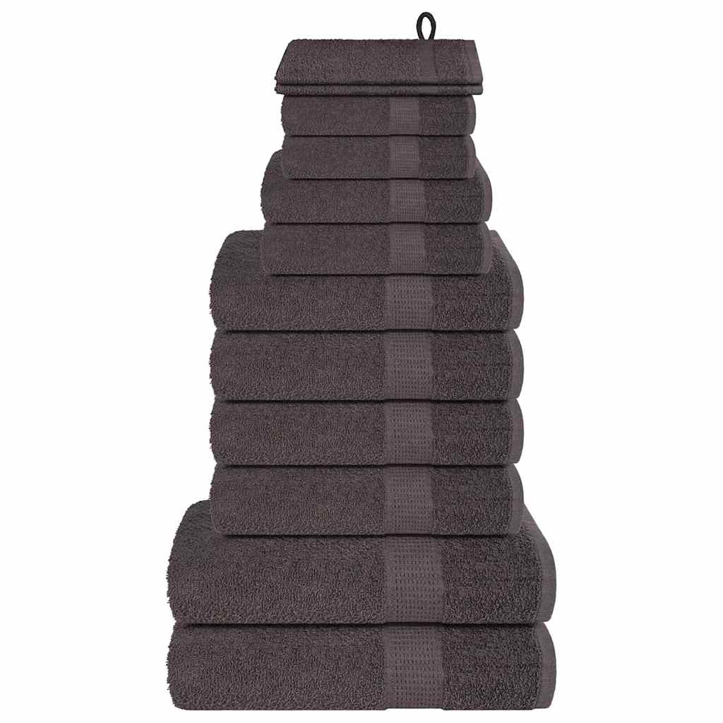 Set-de-12-toallas-Ariel-360-gramos-algodon-antracita