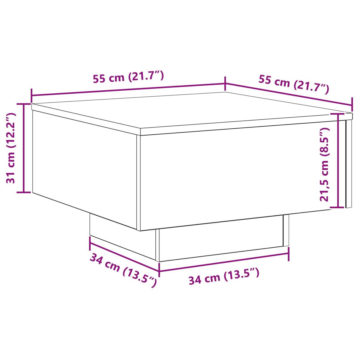 Mesa-de-centro-Nueva-York-diseño-fijo-roble-31x55x55-cm-