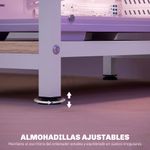 Escritorio-Rivera-Homcom-luz-LED---soporte-elevado---estantes---2-cajones-natural-885x555x48-cm