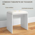 Tocador-Nawa-Homcom-espejo---3-estantes--1-cajon---1-armario-blanco-132x80x40-cm-