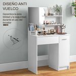 Tocador-Nawa-Homcom-espejo---3-estantes--1-cajon---1-armario-blanco-132x80x40-cm-