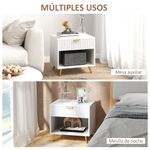 Mesita-de-noche-Elena-Homcom-1-cajon---compartimento-blanco-47x50x40-cm