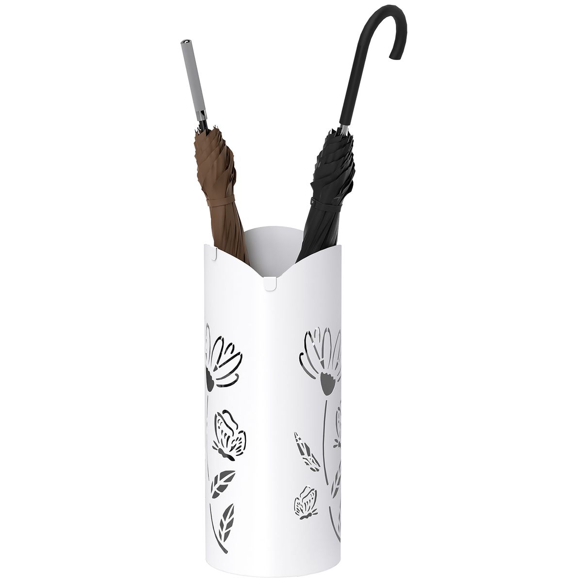 Paraguero-Gisel-Homcom-4-ganchos-con-bandeja-de-goteo-blanco--41x17x17-cm