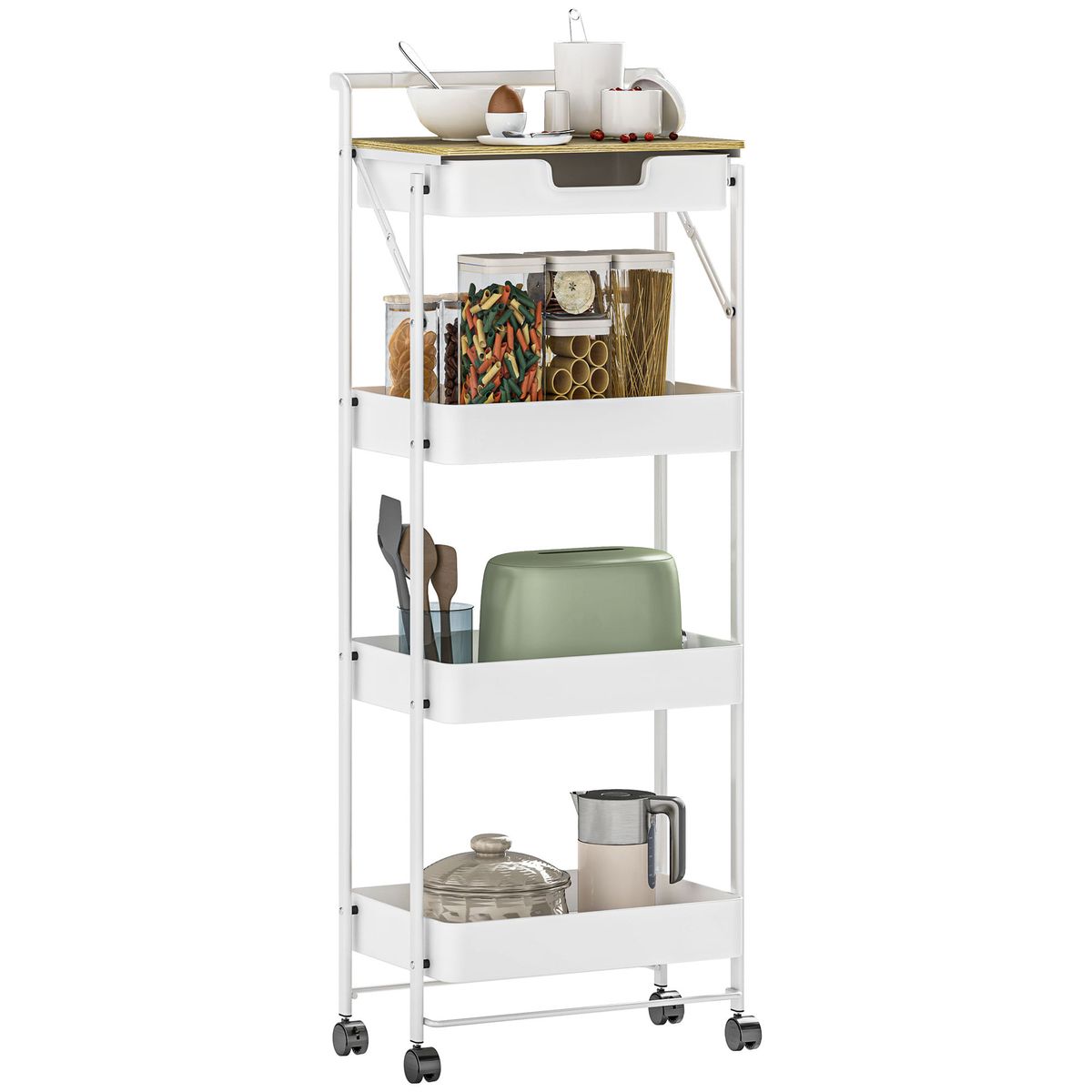Carrito-auxiliar-Thila-Homcom-fondo-blanco