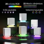 Mesita-de-noche-Aura-Homcom-luz-LED---3-cajones-blanco-60x40x35-cm