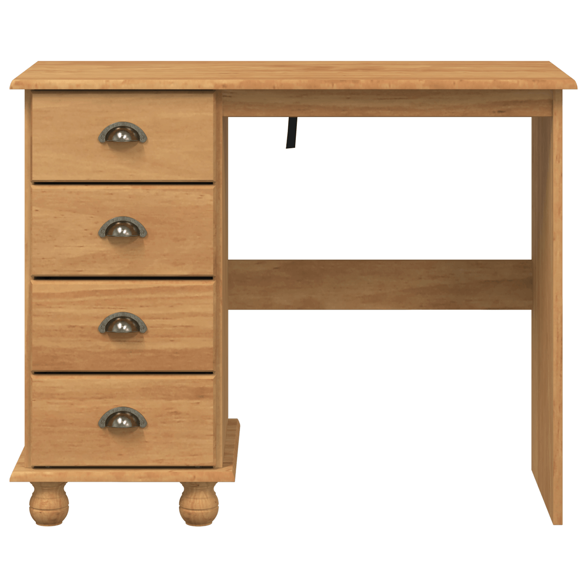 Escritorio-Askim-4-cajones-marron-75x95x40-cm-