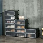 Organizador-modular-Genova-Homcom-12-cubos-personalizable-blanco-negro-108x94x37-cm-