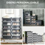 Organizador-modular-Genova-Homcom-12-cubos-personalizable-blanco-negro-108x94x37-cm-