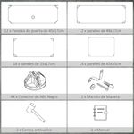 Organizador-modular-Genova-Homcom-12-cubos-personalizable-blanco-negro-108x94x37-cm-