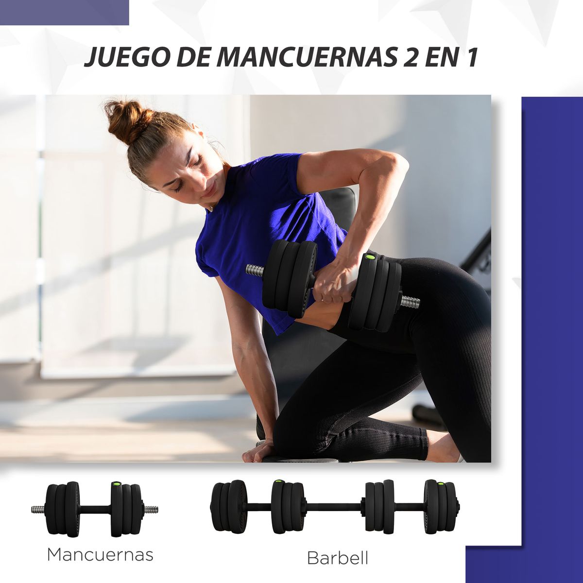Pack-de-2-mancuernas-Go-Sportnow-20kg-2-en-1-negro-
