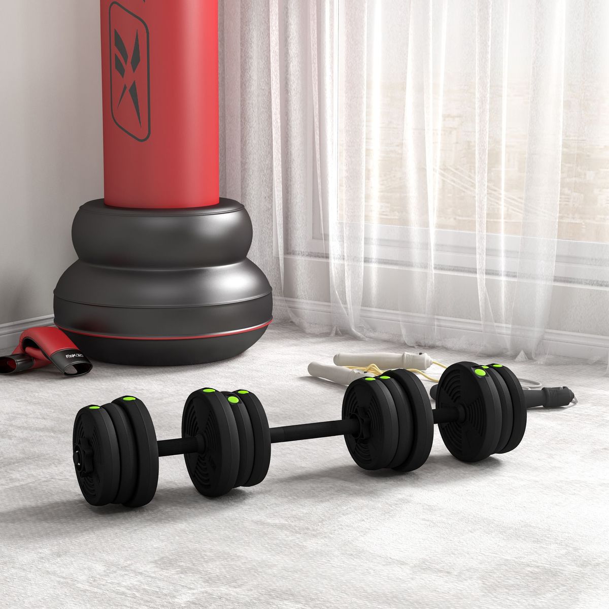 Pack-de-2-mancuernas-Go-Sportnow-20kg-2-en-1-negro-