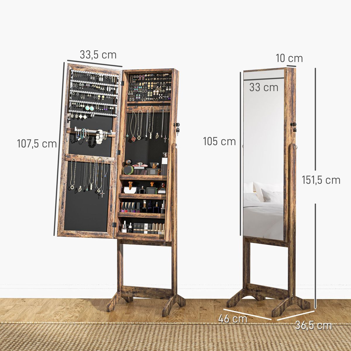 Espejo-de-cuerpo-entero-Miralya-Homcom-instalacion-convertible-marron-1515x46x365-cm