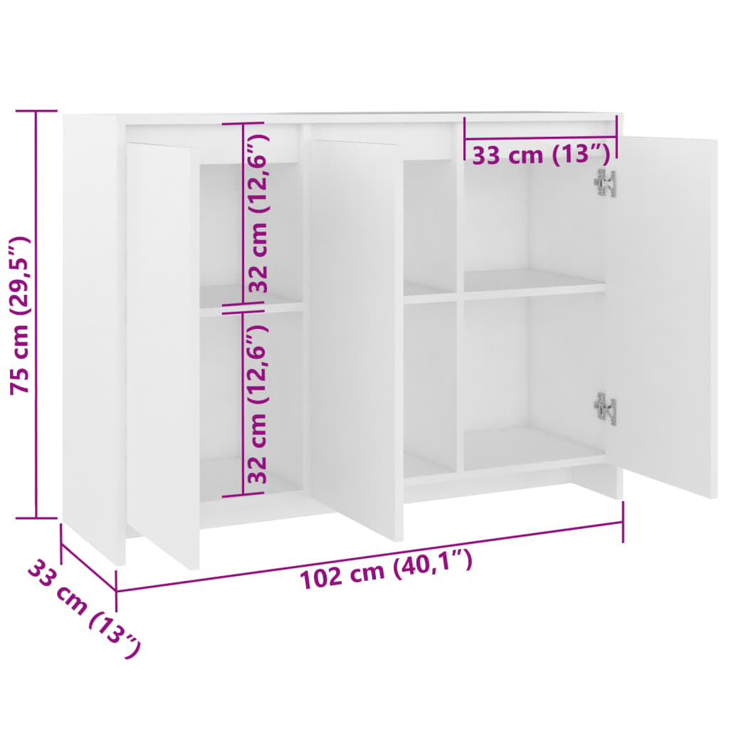 Aparador-Elena-3-puertas-6-compartimentos-blanco-75x102x33-cm-