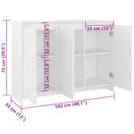 Aparador-Elena-3-puertas-6-compartimentos-blanco-75x102x33-cm-