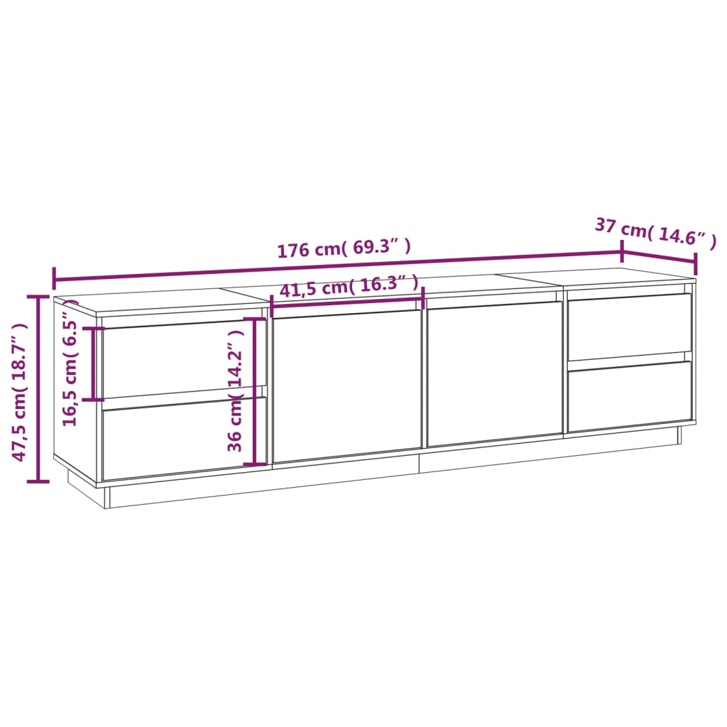 Mueble-TV-Laura-2-puertas---4-cajones-blanco-475x176x37-cm