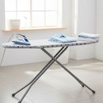 Tabla-de-planchar-Tropik-plegable---funda---soporte-gris-azul-110x33-cm