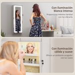 Espejo-de-pared-Selene-Homcom-joyero---luz-LED-blanco-118x44x16-cm