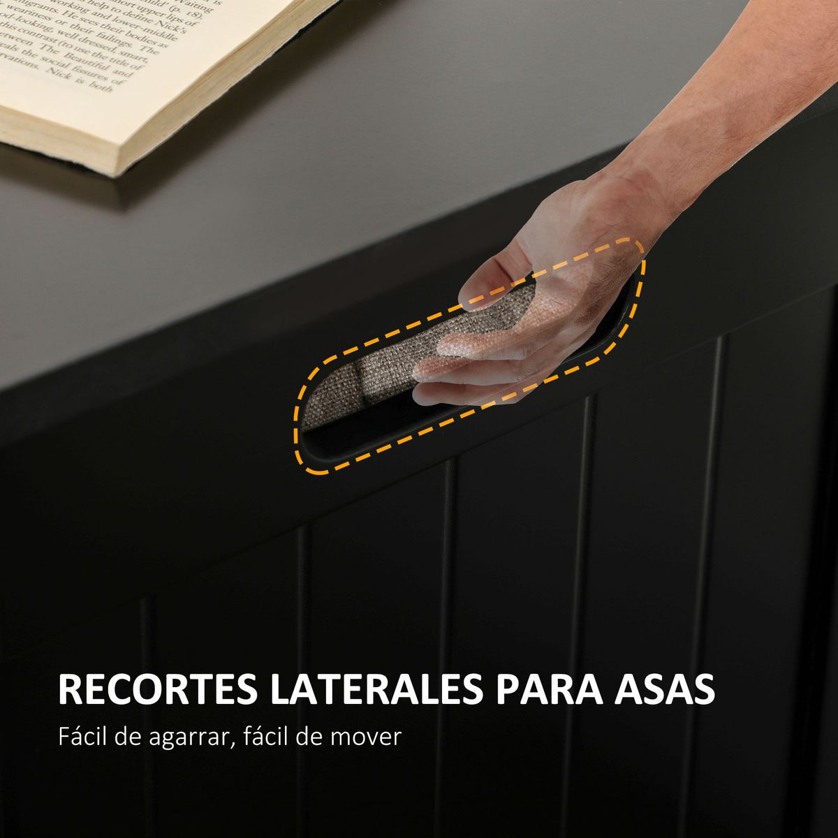 Baul-de-almacenaje-Etty-Homcom-con-tapa-negro-46x81x40-cm