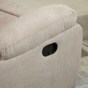 Sillón relax Sereno Homcom reclinable beige 102x88x93 cm