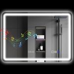 Espejo-de-baño-SmartLux-Homcom-luz-LED-50x70-cm-