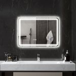 Espejo-de-baño-SmartLux-Homcom-luz-LED-50x70-cm-
