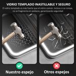 Espejo-de-baño-SmartLux-Homcom-luz-LED-50x70-cm-