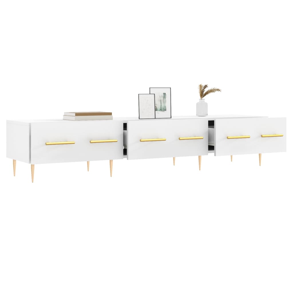 Mueble-TV-Cristina-3-cajones---tiradores-dorados-blanco-30x150x36-cm-