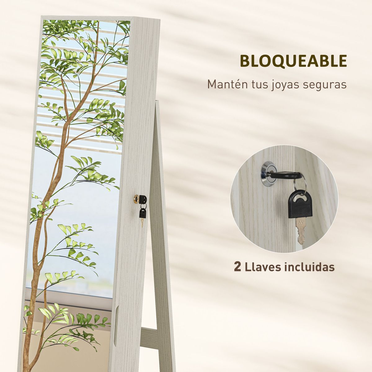 Espejo-de-cuerpo-entero-Eloria-Homcom-instalacion-convertible-blanco-175x38x38-cm