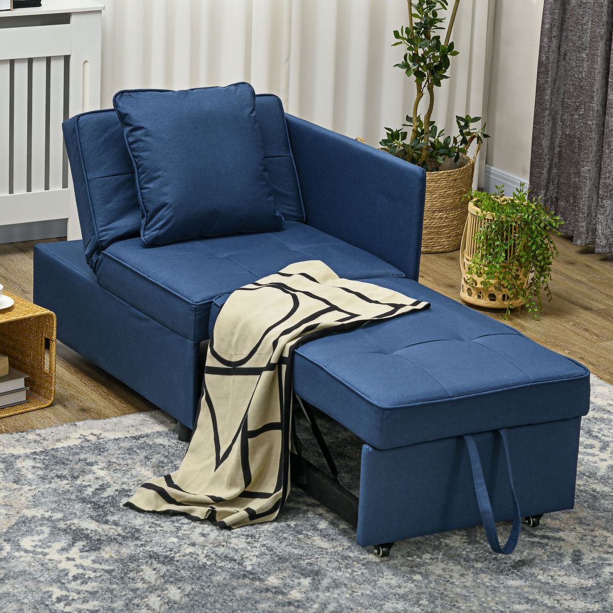 Sofa-cama-Azuro-Homcom-2-plazas-reclinable-azul-82x98x71-cm