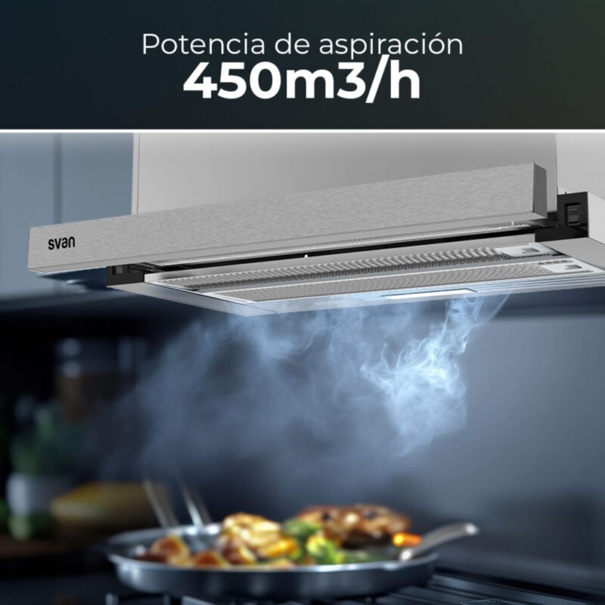 Campana-telescopica-Svan-SCPE601CX-capacidad-de-succion