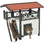 Caseta-para-gatos-Tom-PawHut-balcon---escalera---puerta-blanco-rojo-73x77x50-cm-