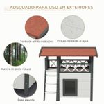 Caseta-para-gatos-Tom-PawHut-balcon---escalera---puerta-blanco-rojo-73x77x50-cm-