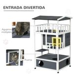 Caseta-para-gatos-Jerry-PawHut-3-niveles-blanco-gris-140x78x76-cm-