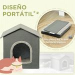 Caseta-para-gatos-Soft-PawHut-puerta---ventana---cojin-gris-405x39x435-cm-