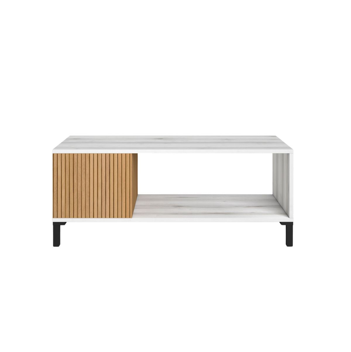 Mesa-de-centro-Tokio-2-compartimentos-albo-rayado-406x100x50-cm-frontal