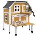 Caseta-para-gatos-Farm-PawHut---1-puerta---4-ventanas-amarillo-93x78x82-cm-