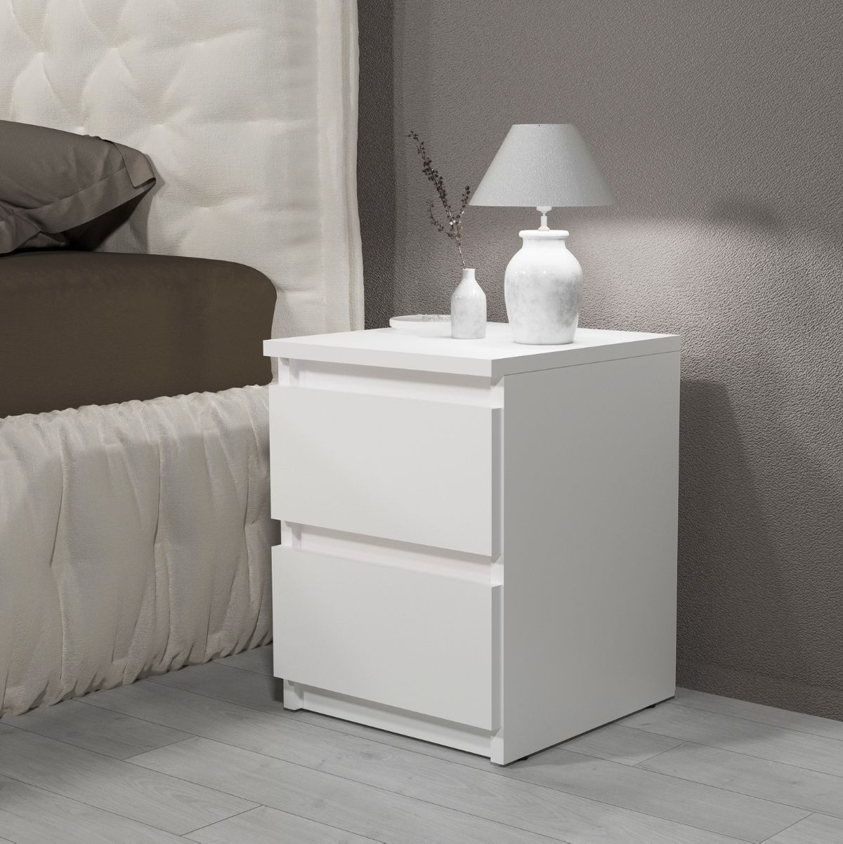 Mesita-de-noche-M2-2-cajones-blanco-40x302x32-cm-ambientada