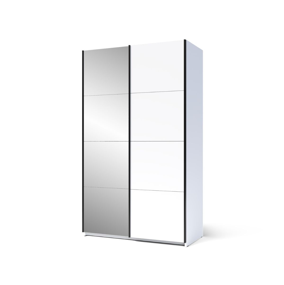 Armario-Zegna-2-puertas-correderas-con-espejo-blanco-2045x120x611-cm-lateral