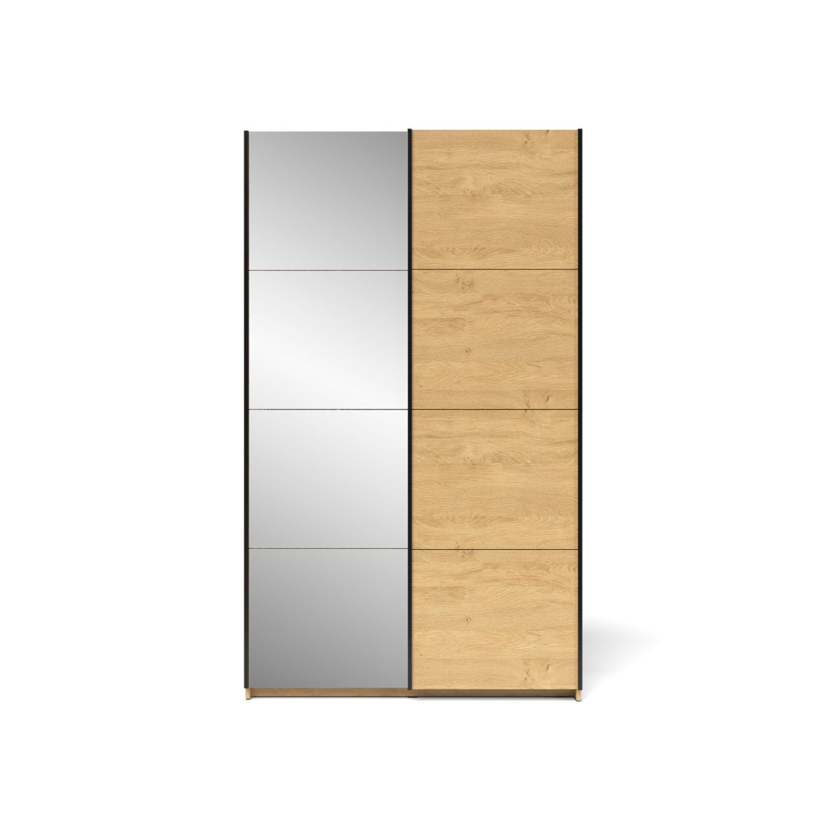 Armario-Zegna-2-puertas-correderas-con-espejo-natural-2045x120x611-cm-frontal