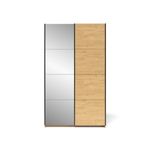 Armario-Zegna-2-puertas-correderas-con-espejo-natural-2045x120x611-cm-frontal