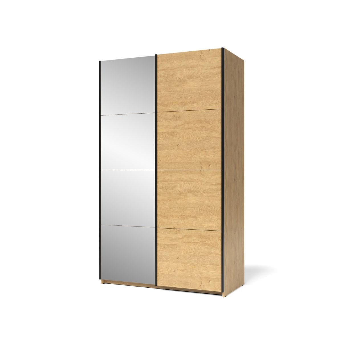 Armario-Zegna-2-puertas-correderas-con-espejo-natural-2045x120x611-cm-lateral