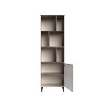 Estanteria-Mirage-con-puerta-y-6-compartimentos-beige-roble-194x63x40-cm-interior