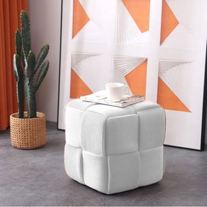 Puf Courdoruy diseño cuadrado 41x45x45 cm