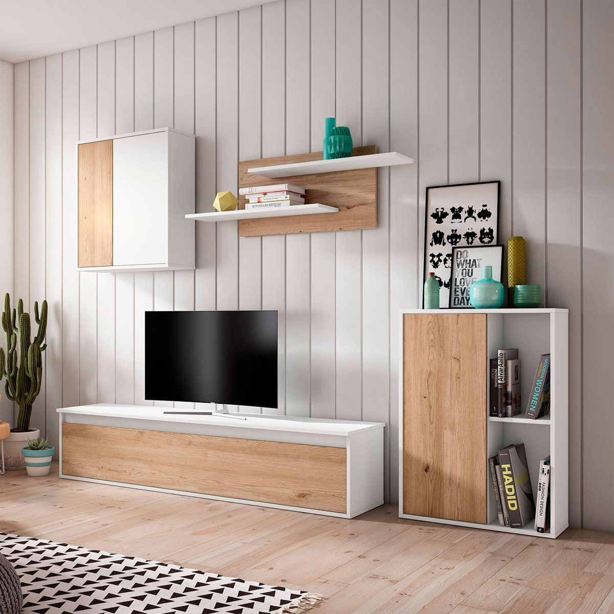 Composicion-de-salon-Legos-9-blanco-mate-naturale-220cm