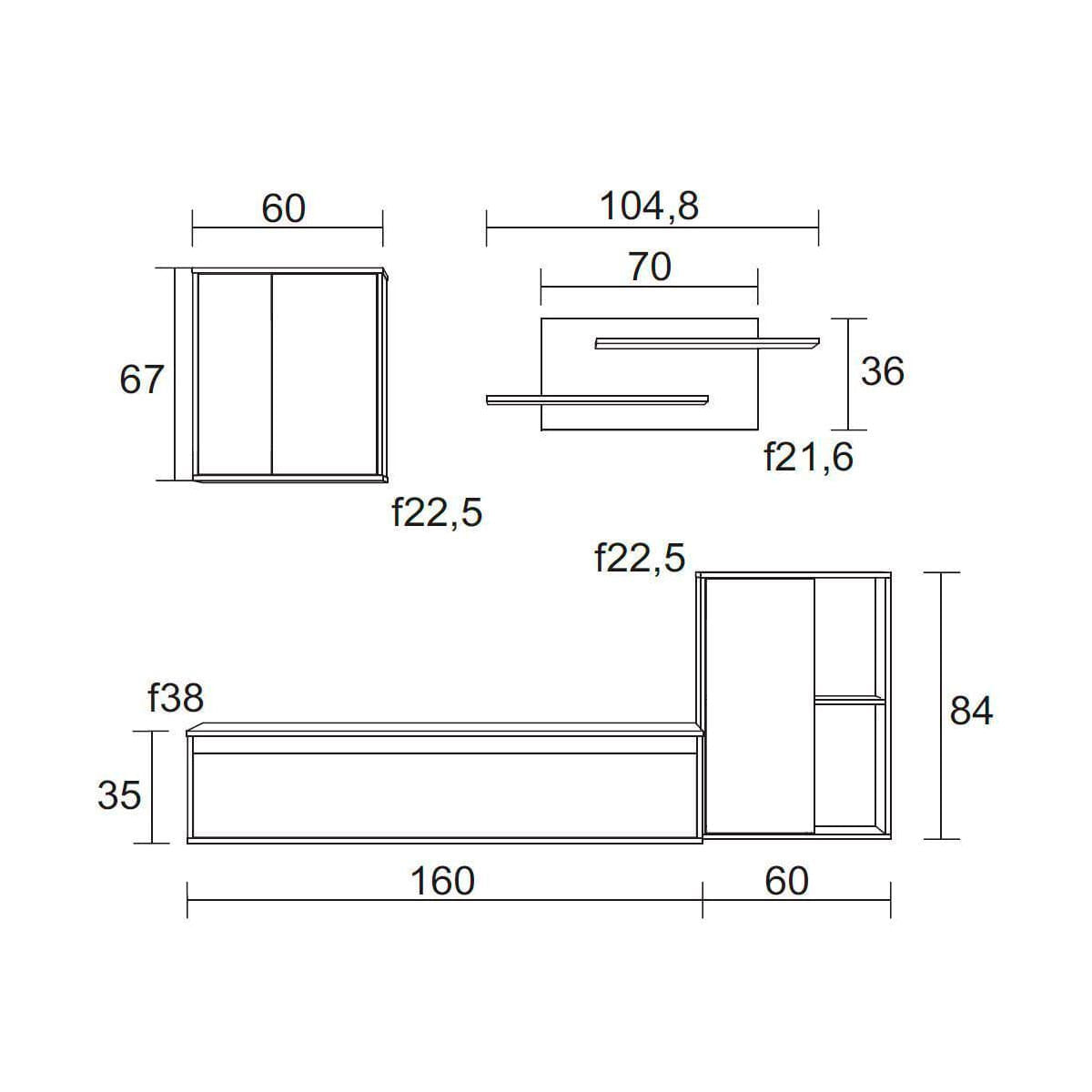 Composicion-de-salon-Legos-9-blanco-mate-naturale-220cm-medidas